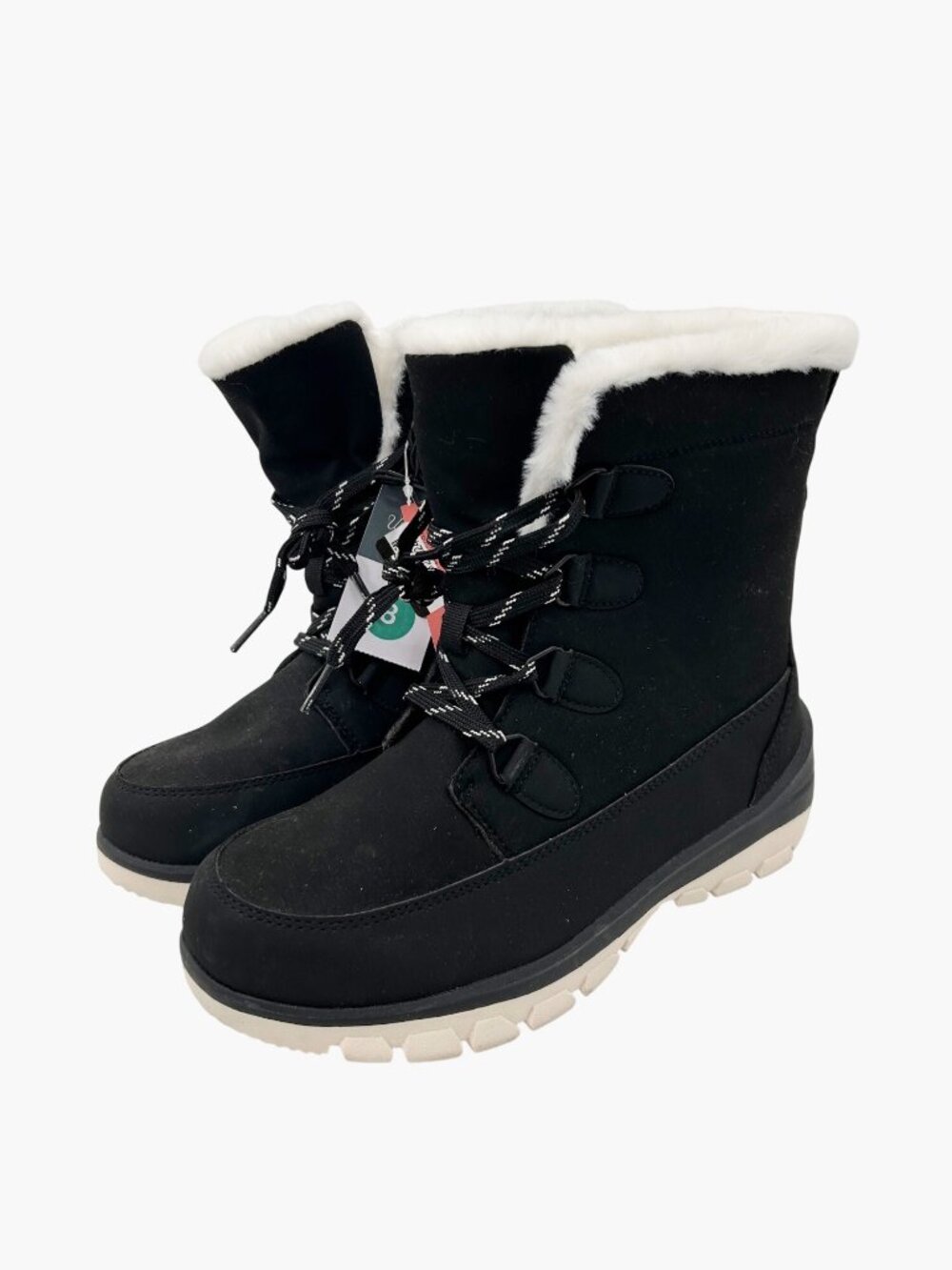 NEW Universal Thread Corie Boots with Memory Foam Insole - Jet Black - Size 8